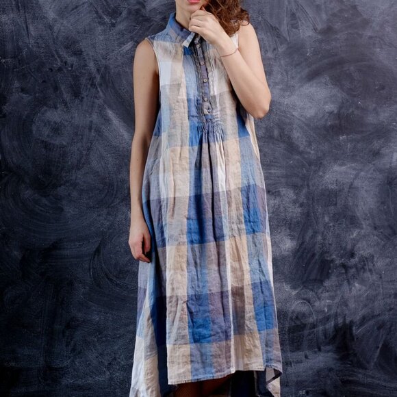 Yuvita - 100% Linen Dress - Medium - Picture 12 of 12